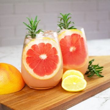 grapefruit mocktail rosemary
