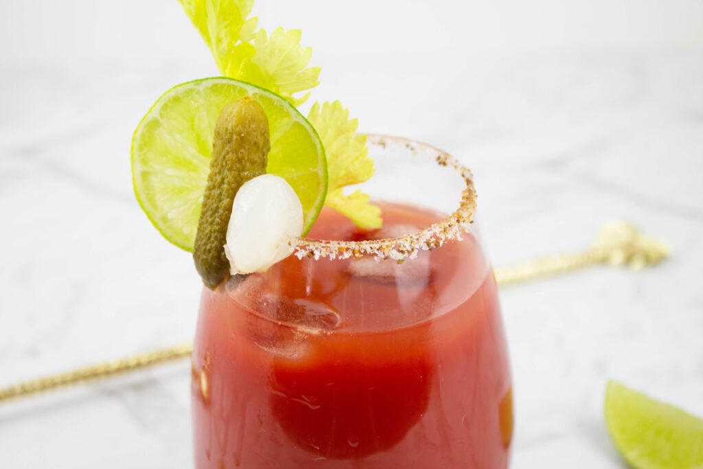 Traditional Bloody Mary Mocktails