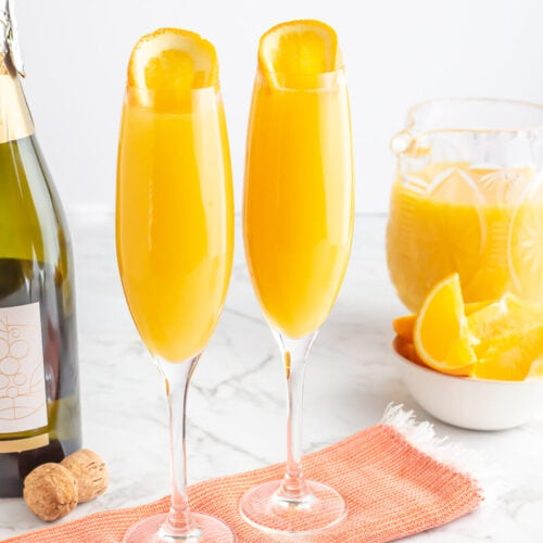 Classic Mimosa Mocktail - Entirely Elizabeth