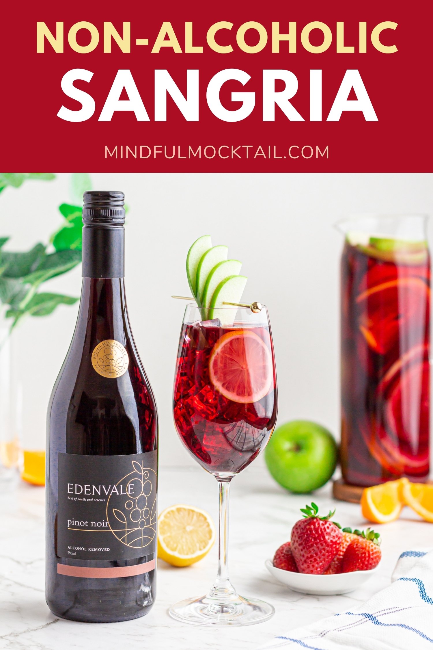 Non Alcoholic Sangria Mocktail Recipe | Easy Virgin Sangria