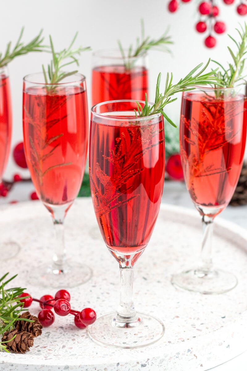 Cranberry Christmas Mocktail 